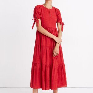Madewell Red Midi Dress